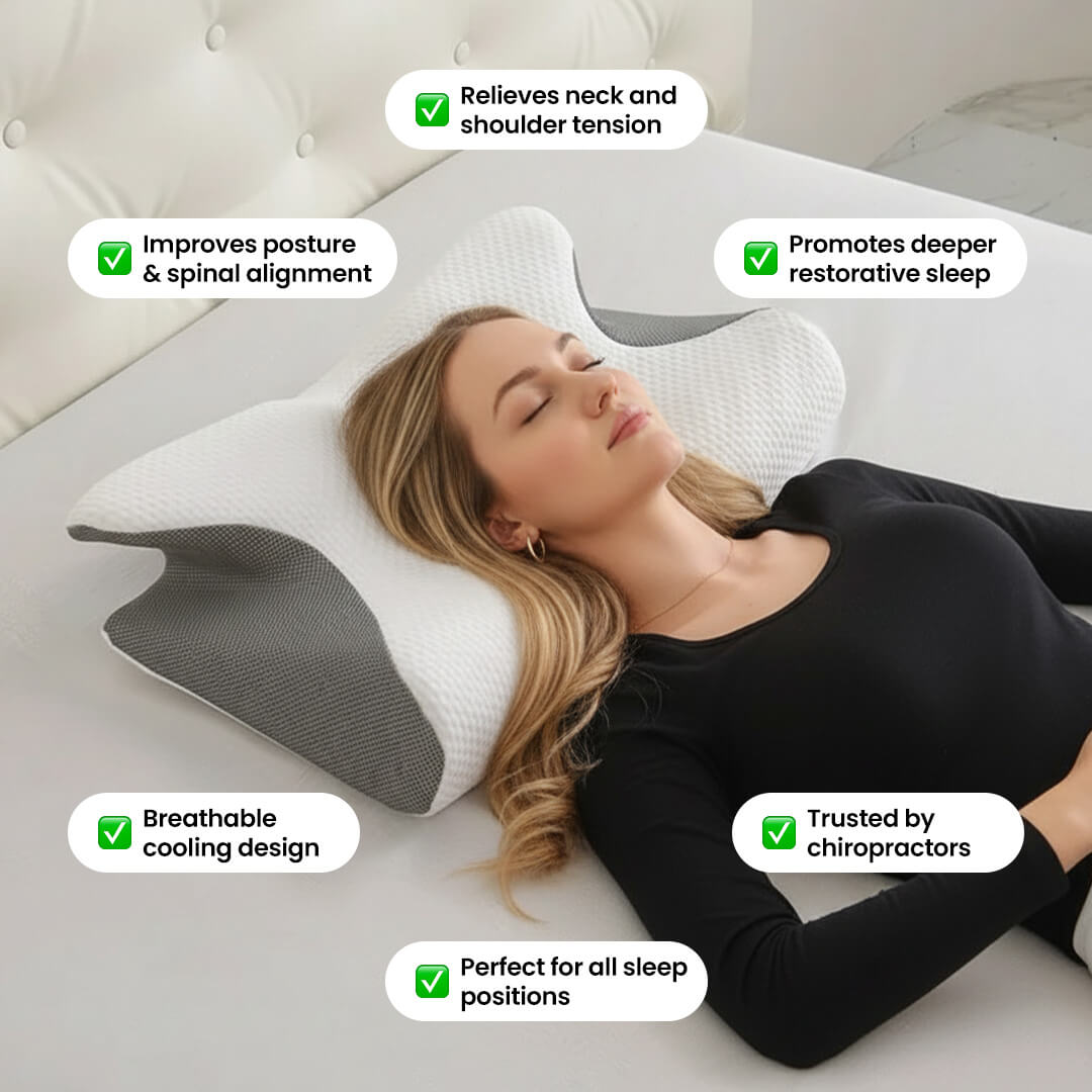 Restonic™ Premium Orthopedic Support Memory Foam Pillow