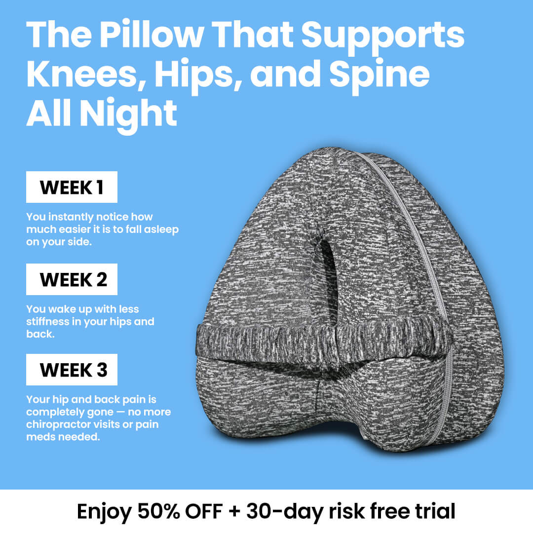 Restonic™ Premium Memory Foam Knee Support Pillow