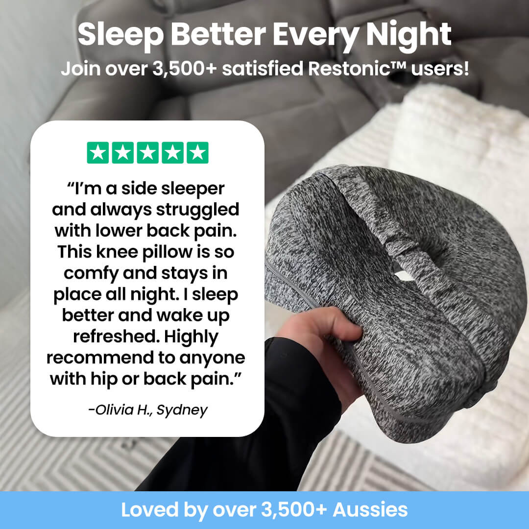 Restonic™ Premium Memory Foam Knee Support Pillow
