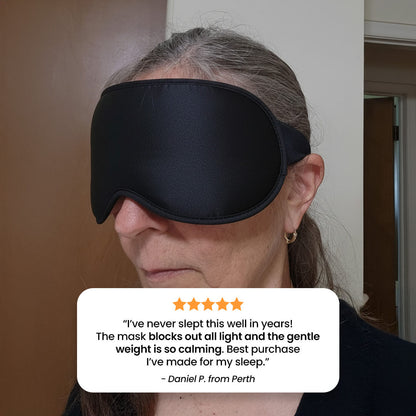 Restonic™ Premium Weighted Eye Mask