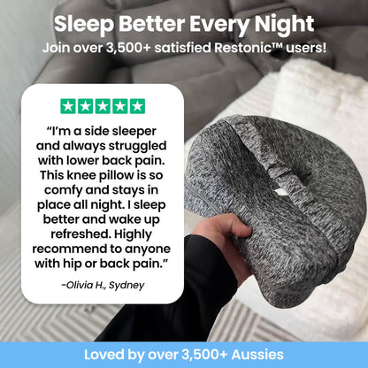 Restonic™ Premium Memory Foam Knee Support Pillow