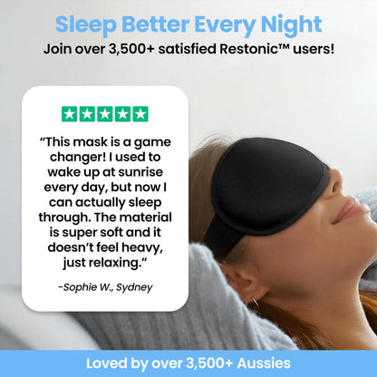 Restonic™ Premium Weighted Eye Mask